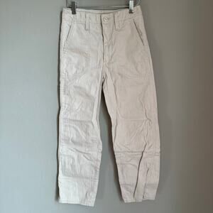 Levi's Khaki Utility Pants Classic Workwear High Rise Spacious Pockets W24 L27